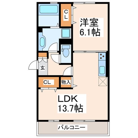 Rose MansionⅡの物件間取画像